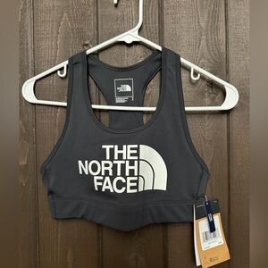 NWT THE NORTH FACE Women's Elevation Sports Bra Athletic Wear Black/White Sz S